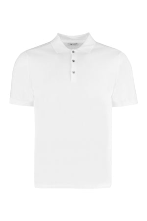 The (Knit) - Cotton knit polo shirt-0